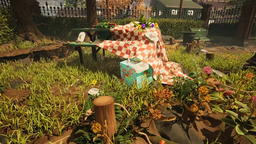 Picnic Table Area in Grounded 2